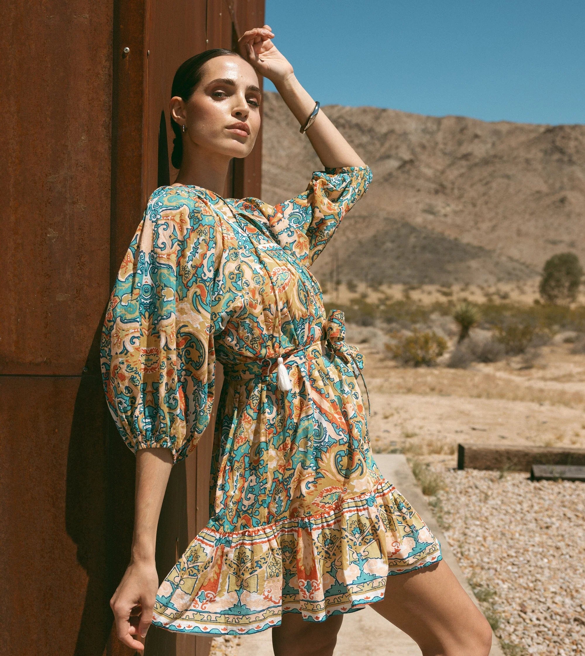 Cleobella Magdalena Mini Dress in Las Palmas Xs Cleobella Magdalena Mini Dress in Las Palmas Xs