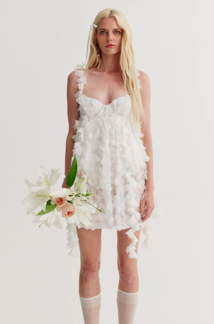 strapless open back dress FOR LOVE & LEMONS Bellatrix Babydoll Mini Dress – Lusso Di Luna Boutique