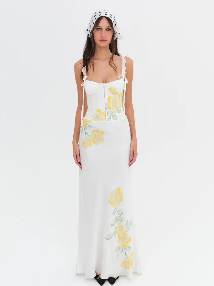 For Love & Lemons Millie Maxi Floral Dress XS For Love & Lemons Millie Maxi Floral Dress XS