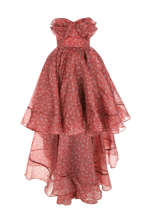 open lace back dress DOLLY by Le Petit Tom main image 1