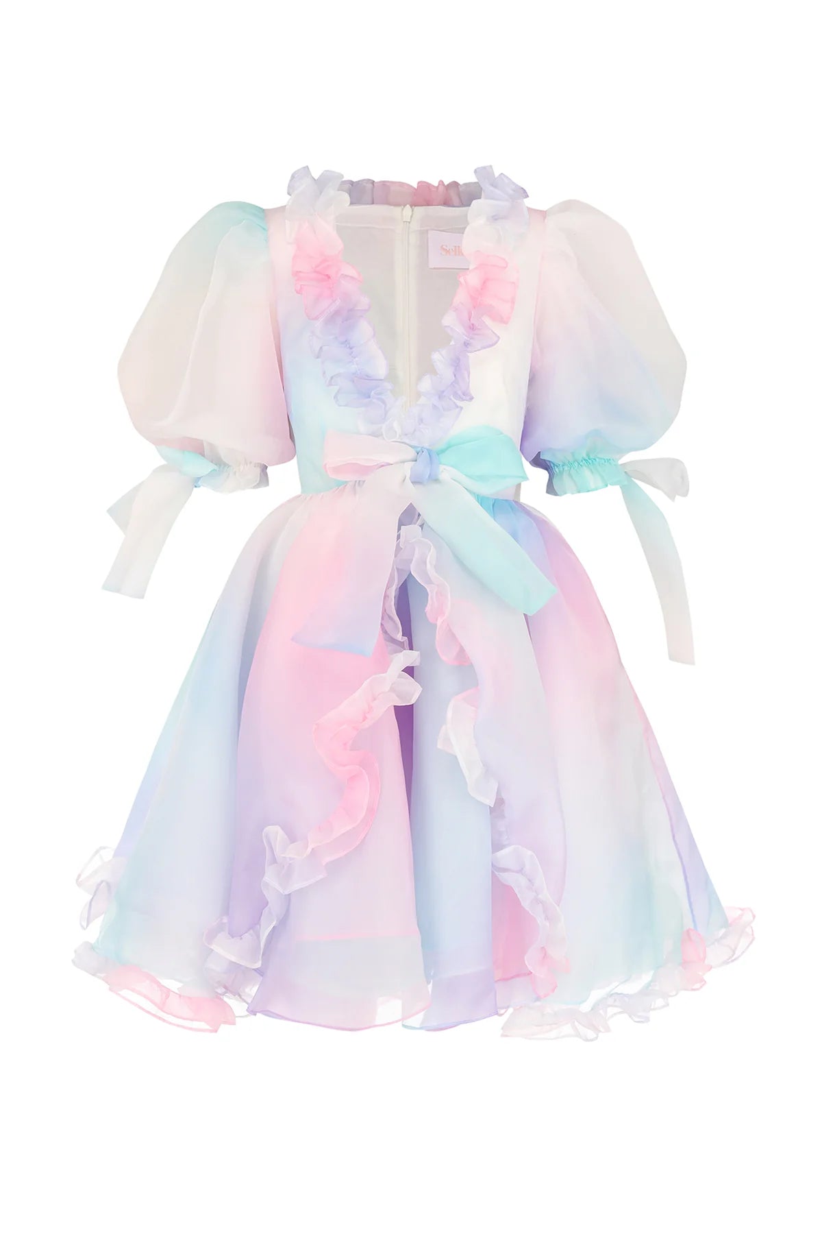 SELKIE The Pony Marie Rainbow Puff Dress