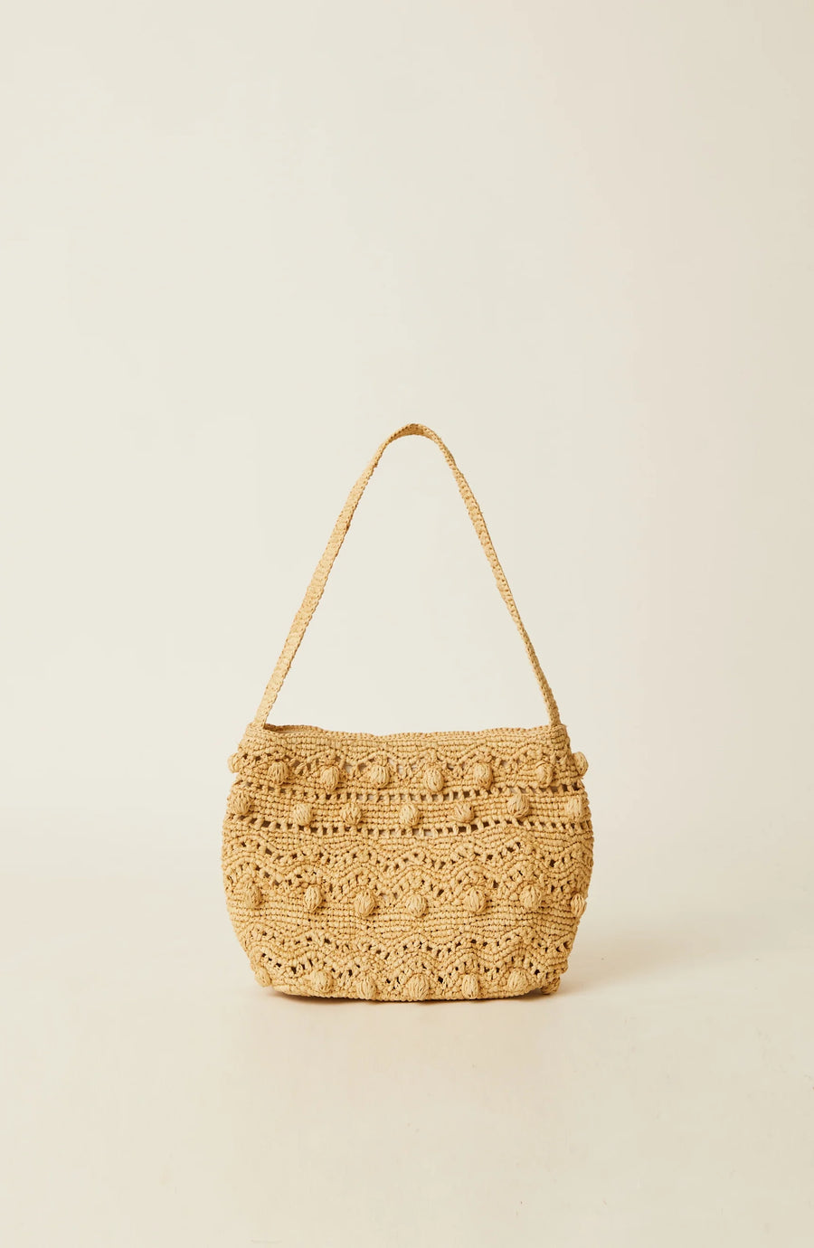 BTB LOS ANGELES Terni Shoulder Bag In Natural