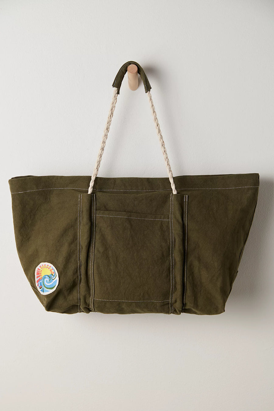 FREE PEOPLE Been There Badge Tote Bag