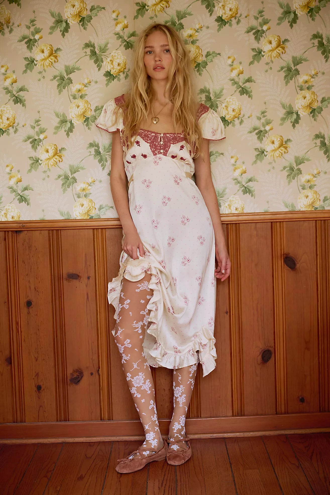 FREE PEOPLE Haven Midi Slip Embroidered Dress – Lusso Di Luna Boutique