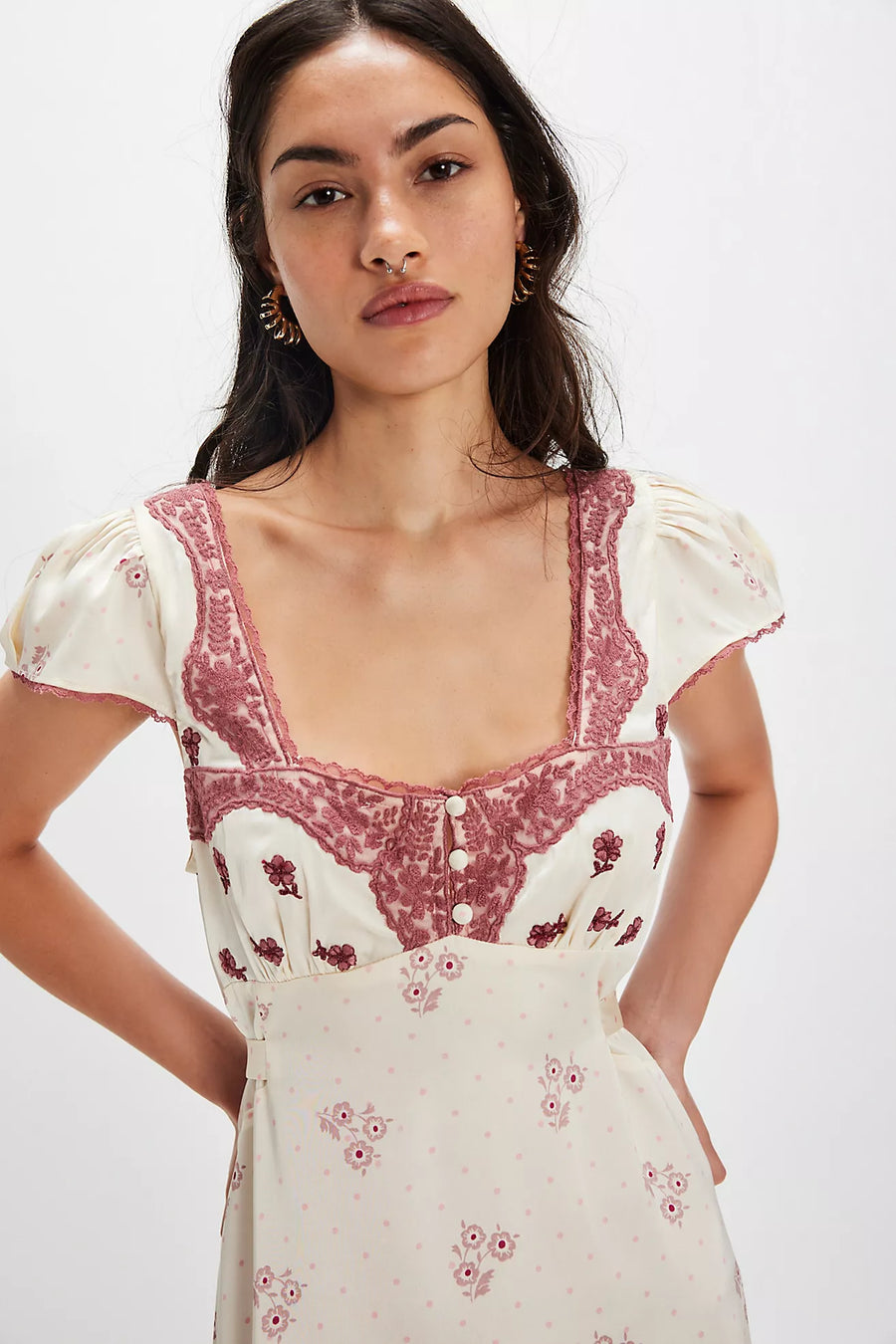 embroidered midi dress free people FREE PEOPLE Haven Midi Slip Embroidered Dress – Lusso Di Luna Boutique