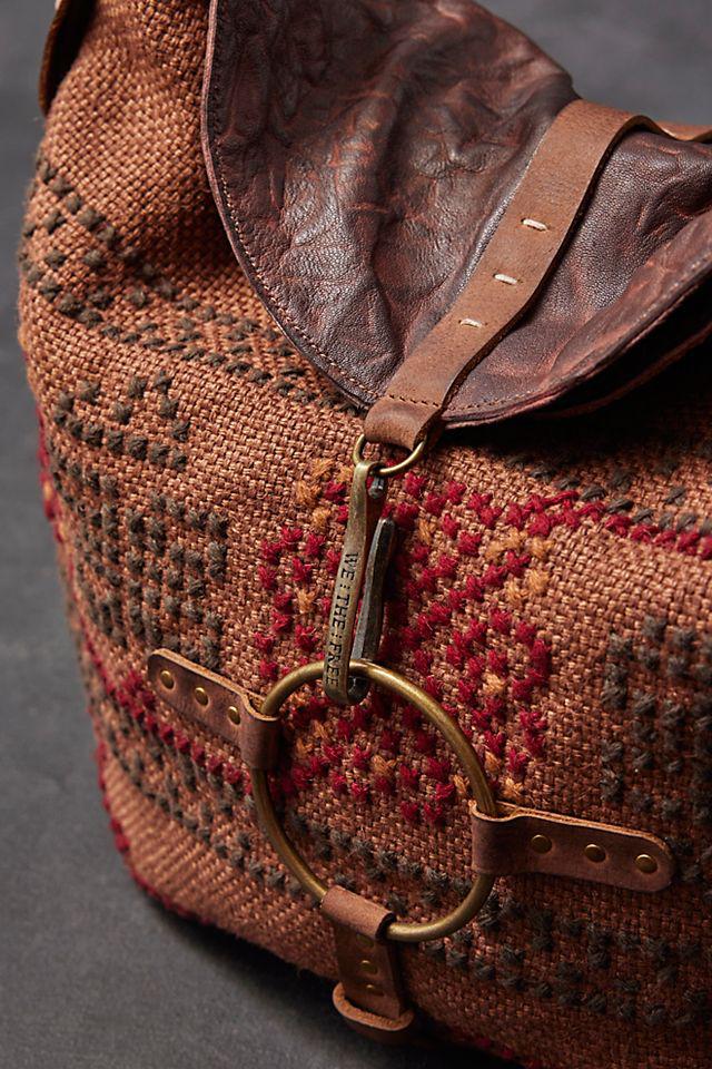 FREE PEOPLE We The Free Talia Shoulder Bag In Distressed Brown