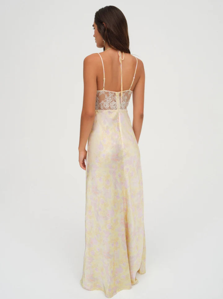 FOR LOVE & LEMONS Amora Maxi Floral Dress