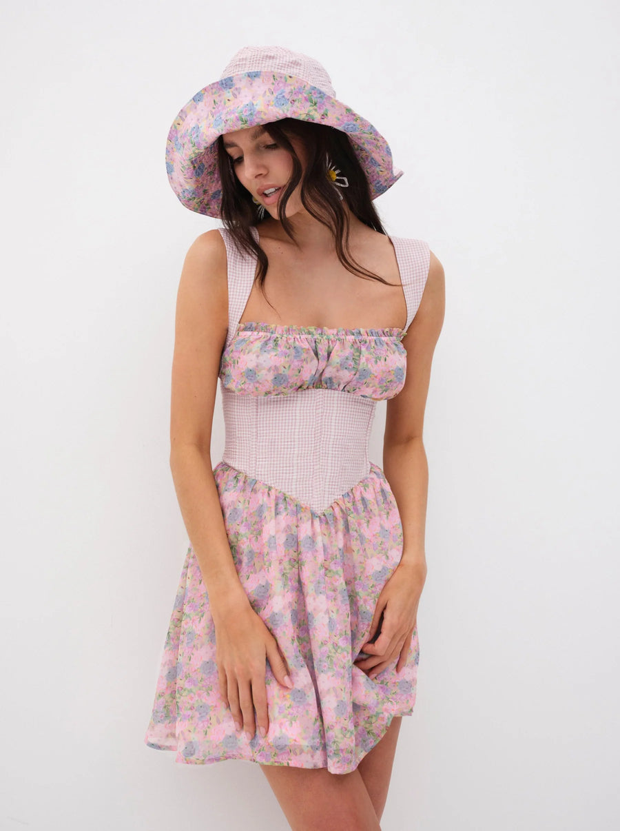 FOR LOVE LEMONS Brenna Mini Floral Dress Lusso Di Luna Boutique