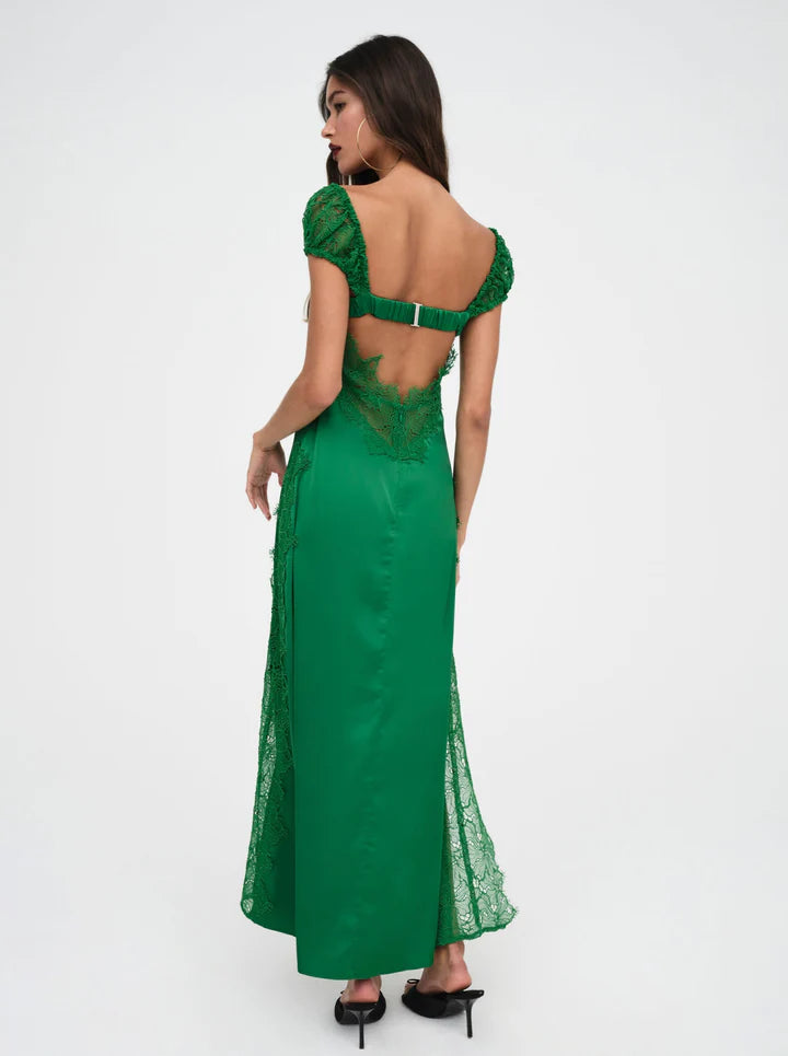 for Love & Lemons Casey Maxi Dress | Green | Size Xs | Shopbop for Love & Lemons Casey Maxi Dress | Green | Size Xs | Shopbop