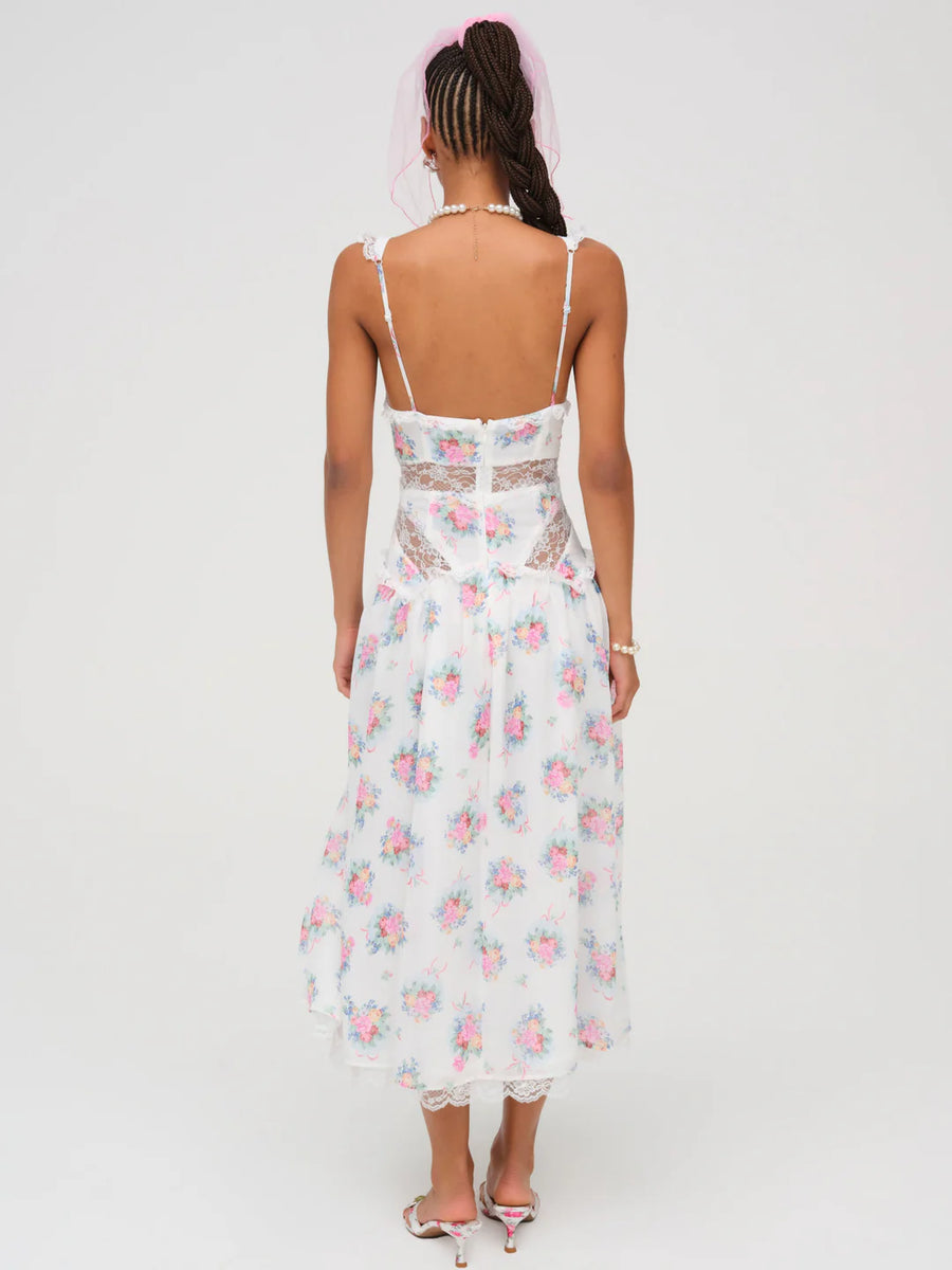 FOR LOVE & LEMONS Doily Bouquet Midi Dress Lusso Di Luna Boutique FOR LOVE & LEMONS Doily Bouquet Midi Dress Lusso Di Luna Boutique