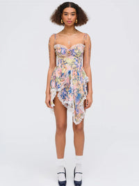 FOR LOVE & LEMONS Elea Asymmetrical Mini Dress Lusso Di Luna Boutique FOR LOVE & LEMONS Elea Asymmetrical Mini Dress Lusso Di Luna Boutique