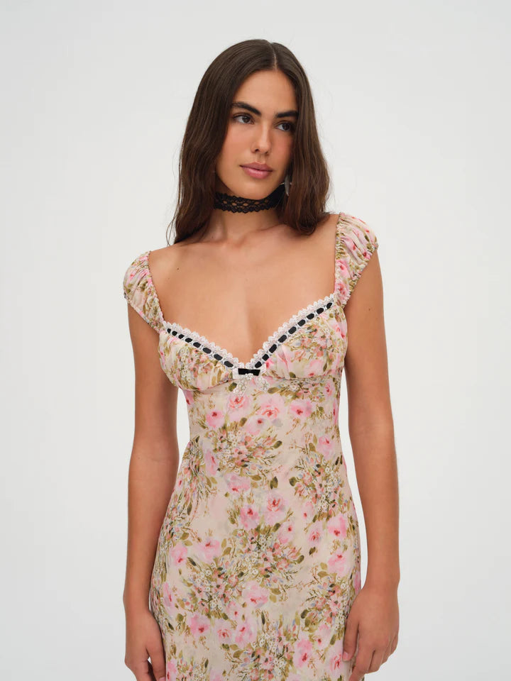 FOR LOVE & LEMONS Emmaline Maxi Floral Dress