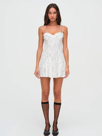 for love and lemons white lace dress FOR LOVE & LEMONS Kate Mini Lace Dress In White – Lusso Di Luna Boutique