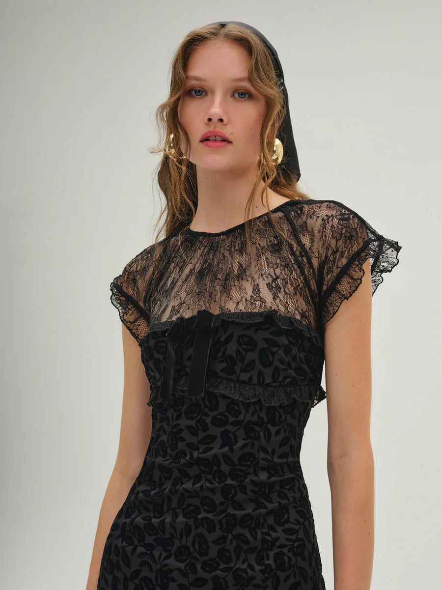 FOR LOVE & LEMONS Midnight Velvet Mini Dress In Black – Lusso Di FOR LOVE & LEMONS Midnight Velvet Mini Dress In Black – Lusso Di