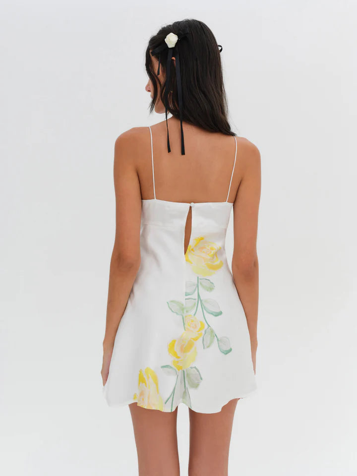 for love and lemons millie maxi dress For Love & Lemons Millie Floral Mini Dress