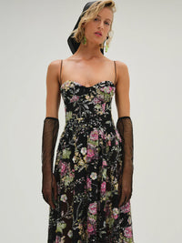 FOR LOVE & LEMONS Night Fairy Embroidered Maxi Dress – Lusso Di Luna  Boutique