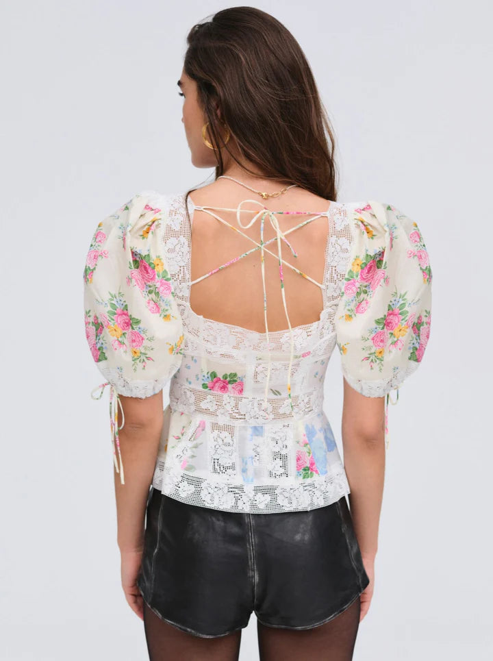 FOR LOVE & LEMONS Violette Floral Top