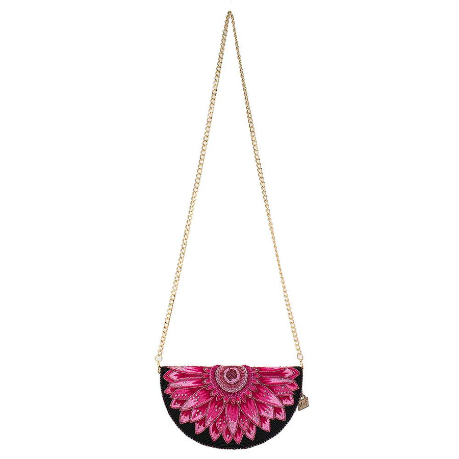 MARY FRANCES Flirty Beaded Daisy Crossbody Bag / Clutch