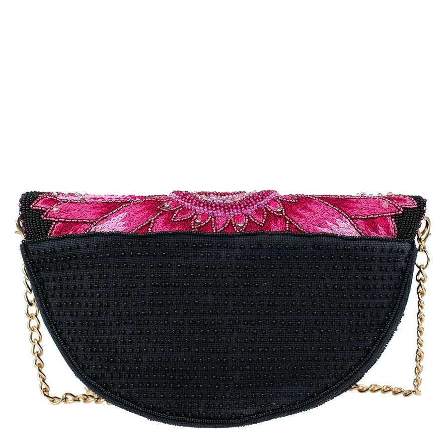 MARY FRANCES Flirty Beaded Daisy Crossbody Bag / Clutch