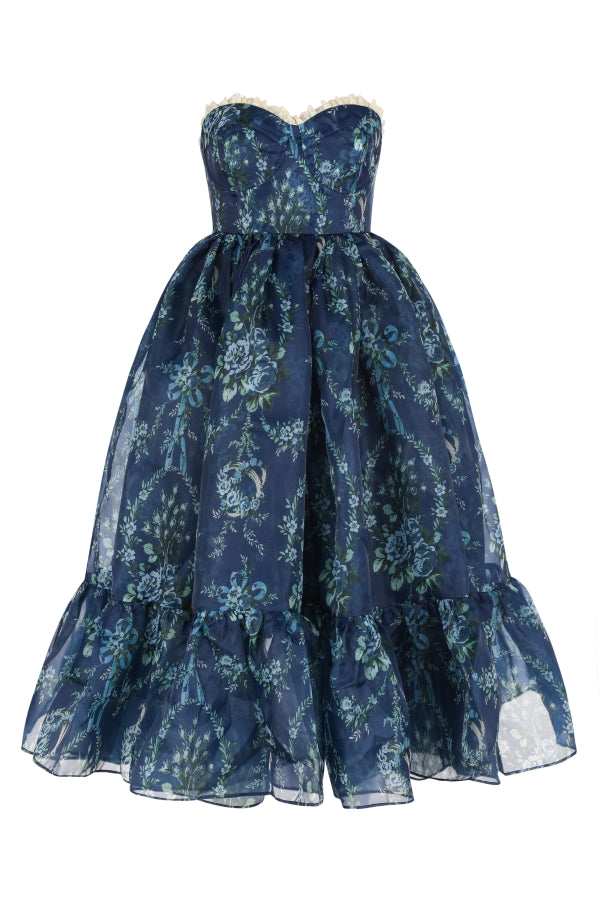 SELKIE The Cassiopeia French Corset Puff Dress