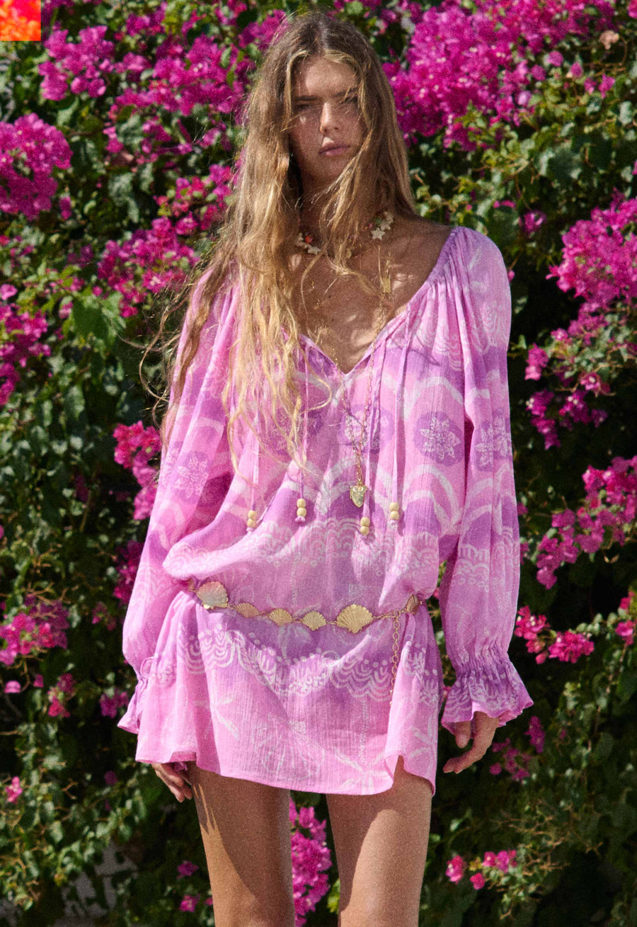 purple spell dress Witchy Love Spell Dress with Pockets | Purple Magic Potion Print Dress