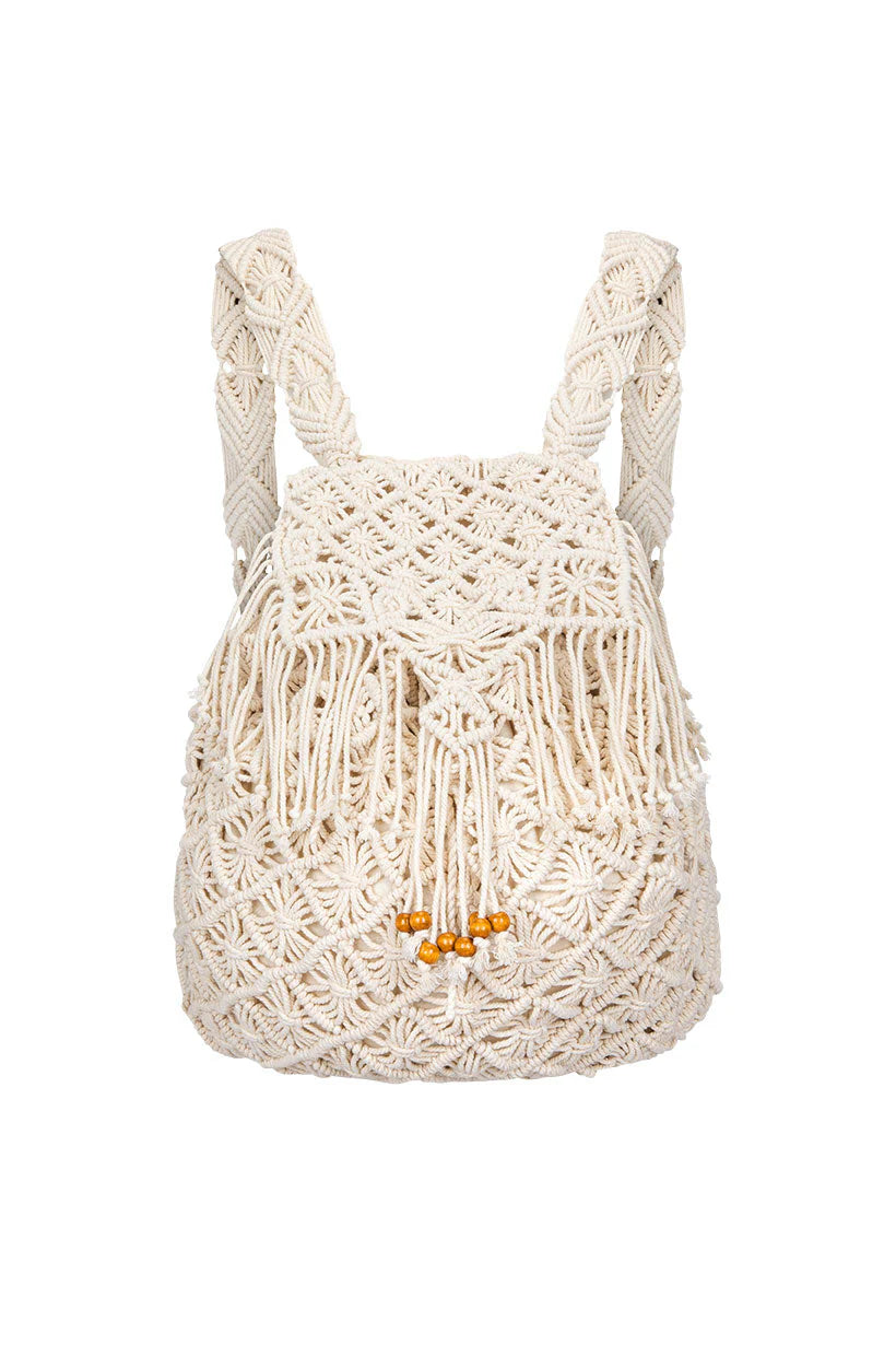 SPELL Seaside Macrame Backpack – Lusso Di Luna Boutique