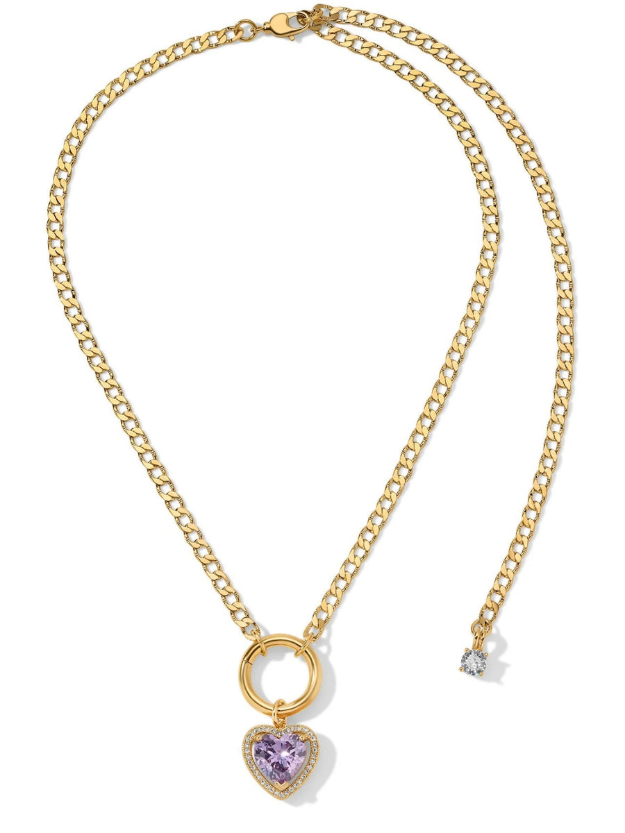 VANESSA MOONEY The Mini Sloane Choker Necklace In Purple